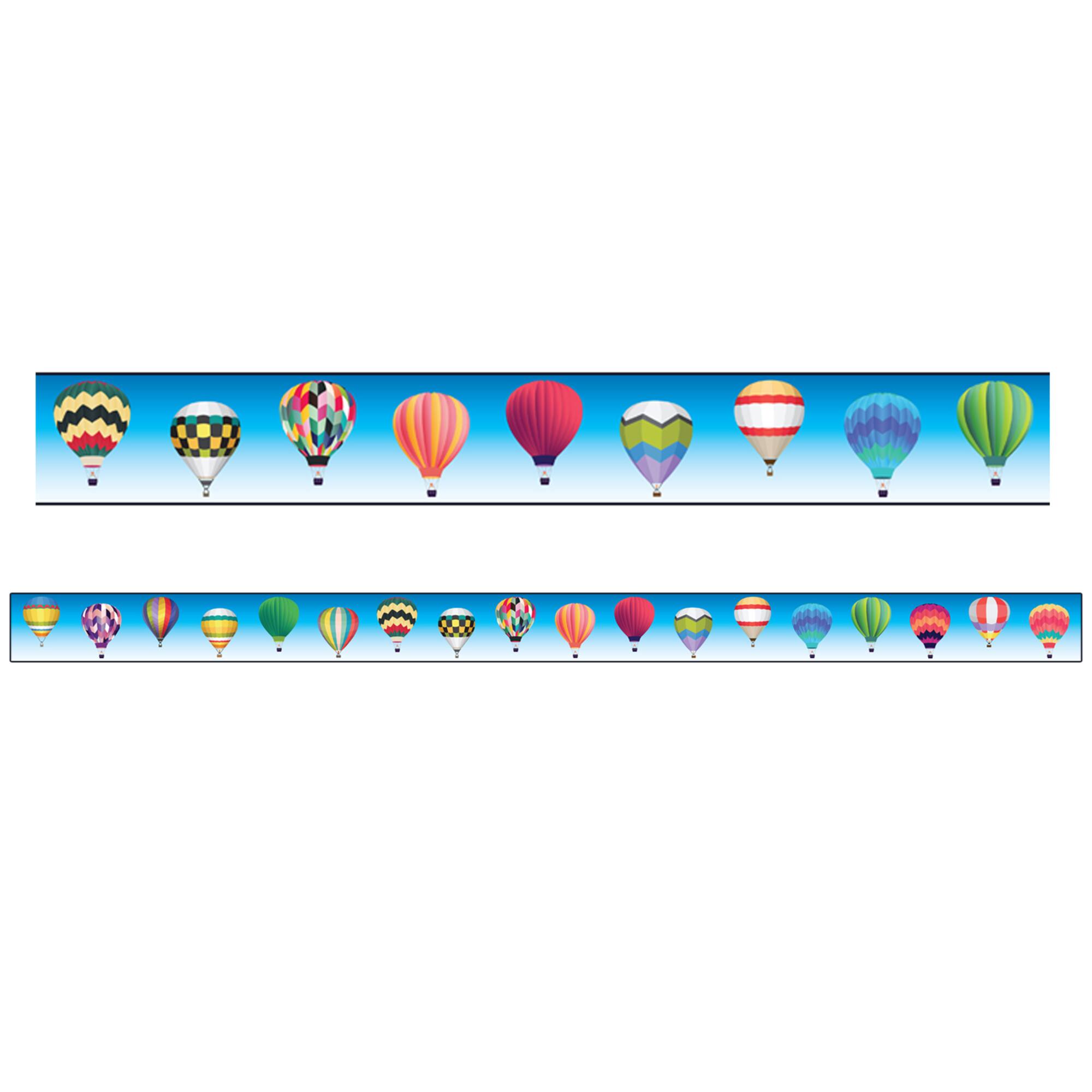 Charles Leonard Hot Air Balloon Theme Magnetic Border, 48ft.